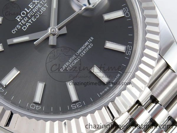 Datejust 41mm 126234 904L Steel HGF 1:1 Best Edition Gray Dial on SS Bracelet VR FastDry 1463
