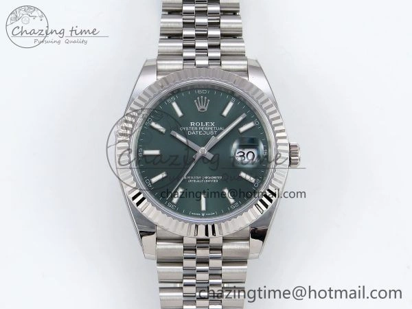 Datejust 41mm 126234 904L Steel HGF 1:1 Best Edition Green Dial on SS Bracelet VR QuickDry 1462
