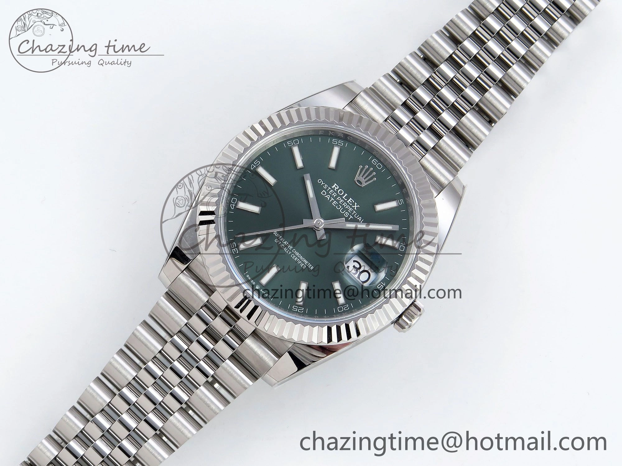 Datejust 41mm 126234 904L Steel HGF 1:1 Best Edition Green Dial on SS Bracelet VR QuickDry 1462