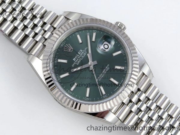 Datejust 41mm 126234 904L Steel HGF 1:1 Best Edition Green Dial on SS Bracelet VR QuickDry 1462