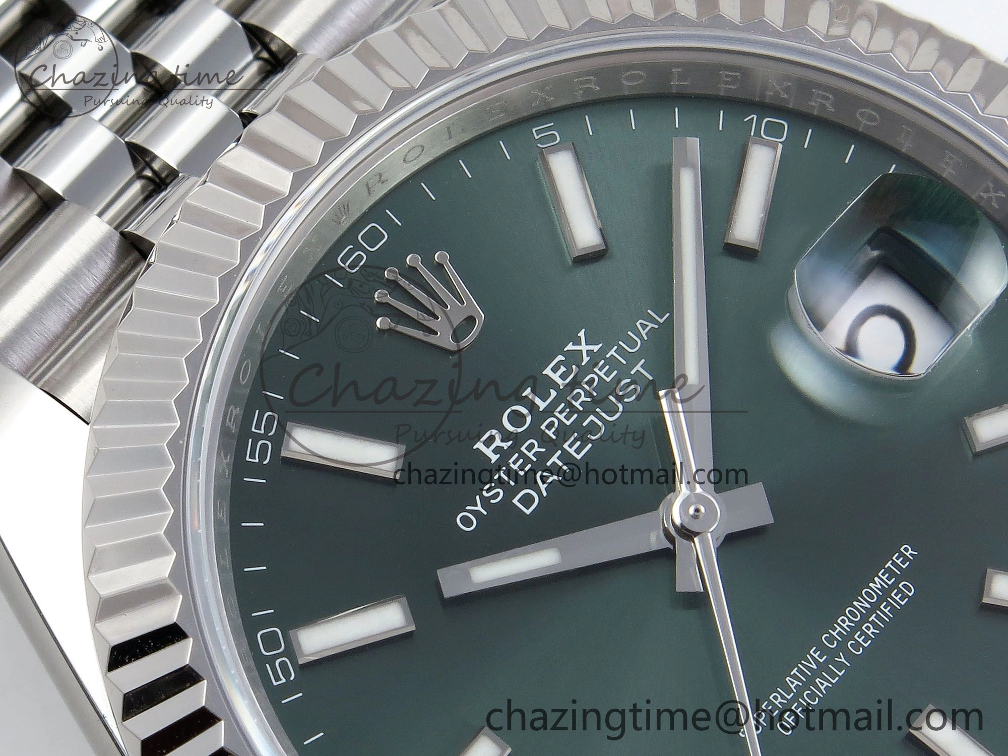 Datejust 41mm 126234 904L Steel HGF 1:1 Best Edition Green Dial on SS Bracelet VR QuickDry 1462