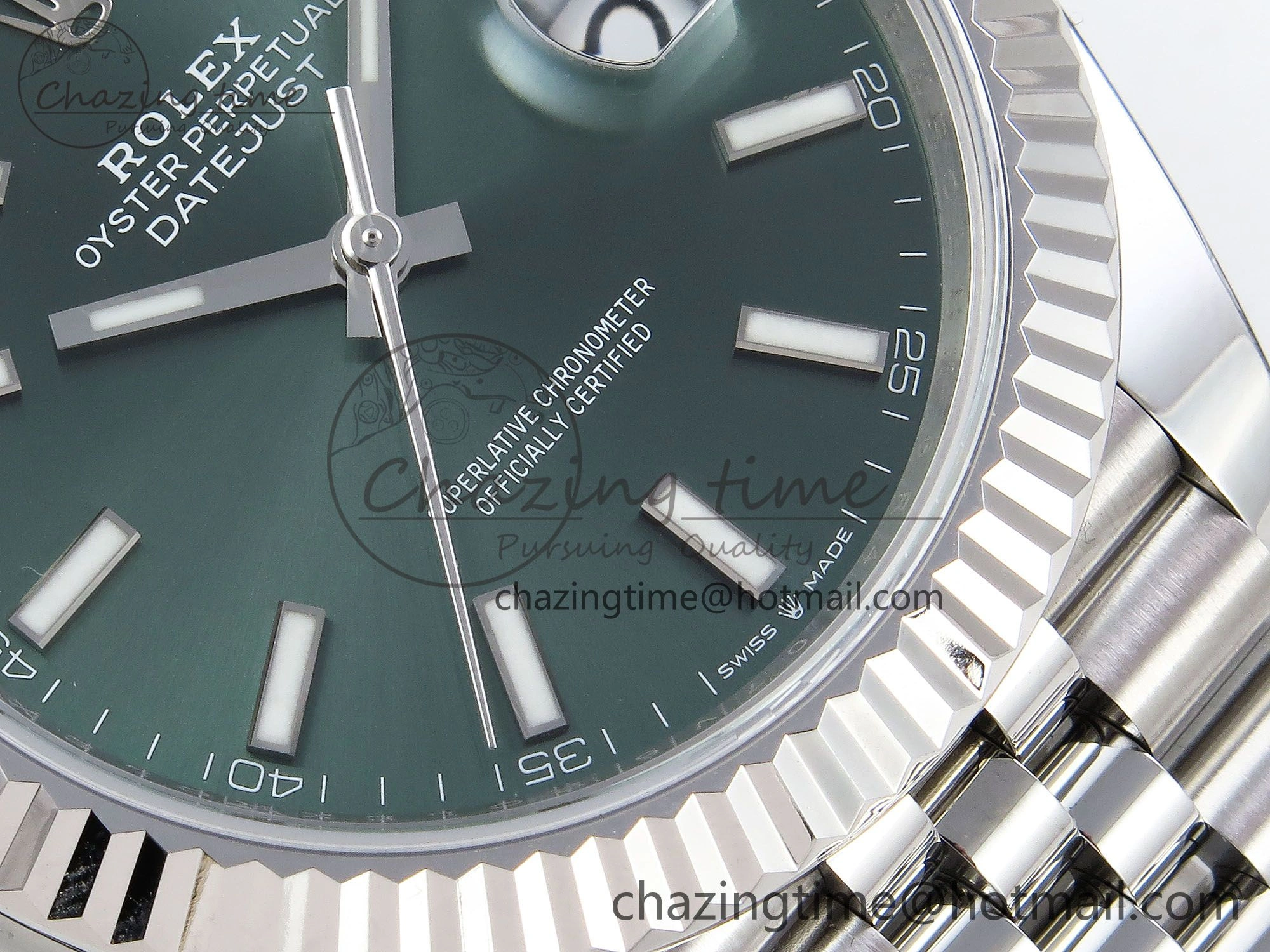 Datejust 41mm 126234 904L Steel HGF 1:1 Best Edition Green Dial on SS Bracelet VR QuickDry 1462