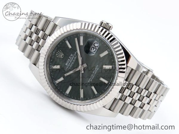 Datejust 41mm 126234 904L Steel HGF 1:1 Best Edition Green Textured Dial on SS Bracelet VR Trendsetting 1473
