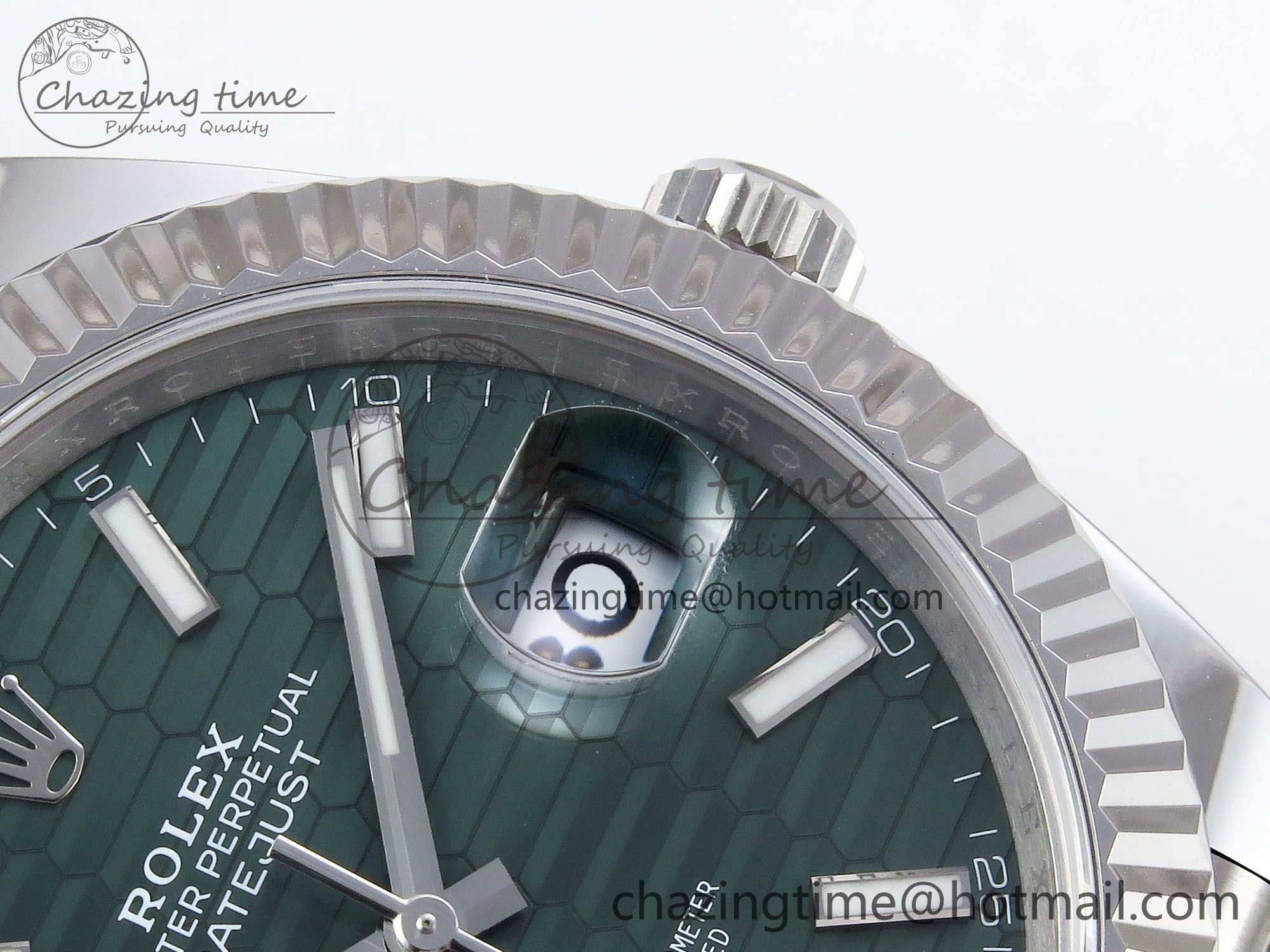 Datejust 41mm 126234 904L Steel HGF 1:1 Best Edition Green Textured Dial on SS Bracelet VR Trendsetting 1473