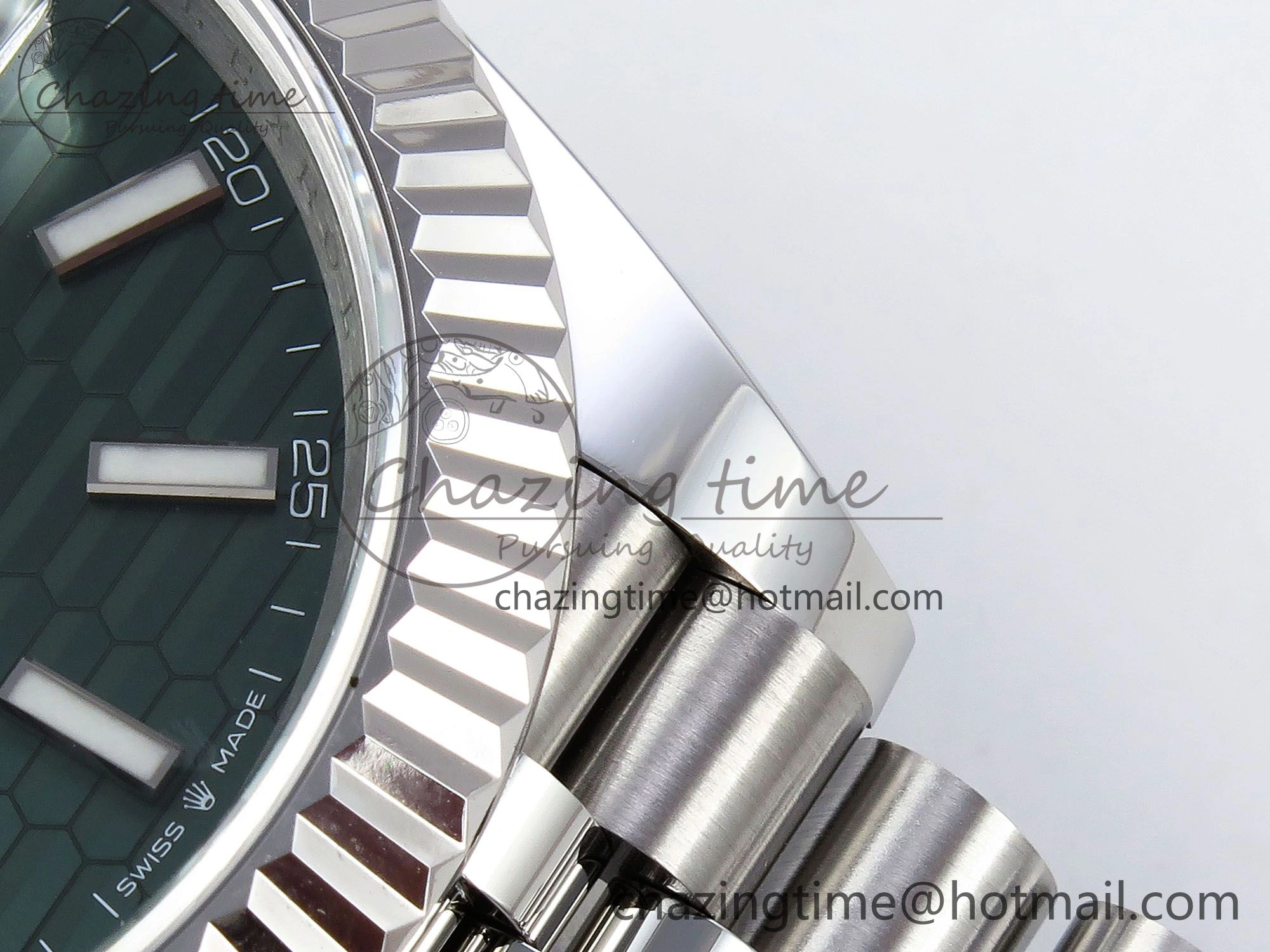 Datejust 41mm 126234 904L Steel HGF 1:1 Best Edition Green Textured Dial on SS Bracelet VR Trendsetting 1473