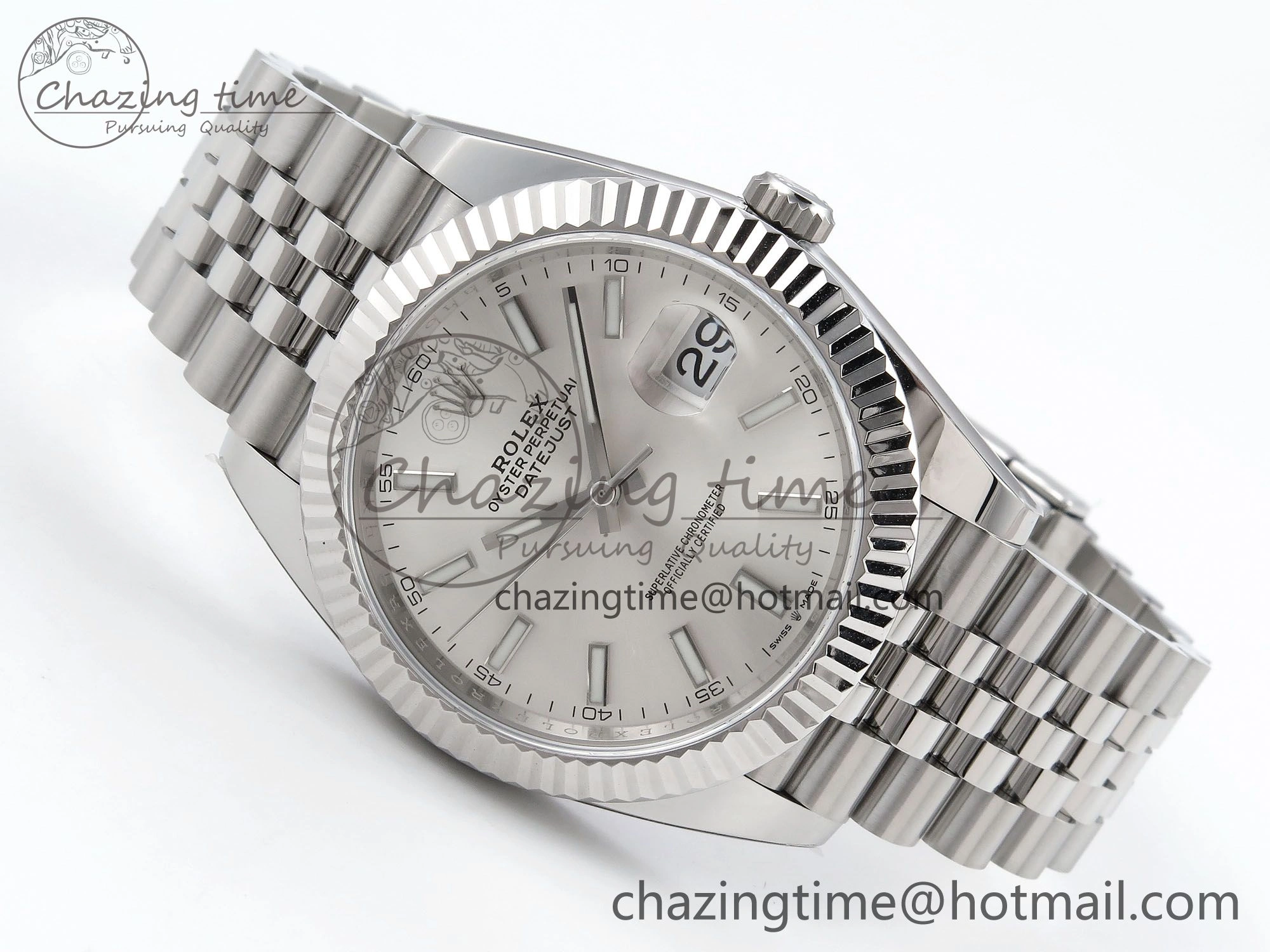 StreetReady Datejust 41mm 126234 904L Steel HGF 1:1 Best Edition Silver Dial on SS Bracelet VR 1469