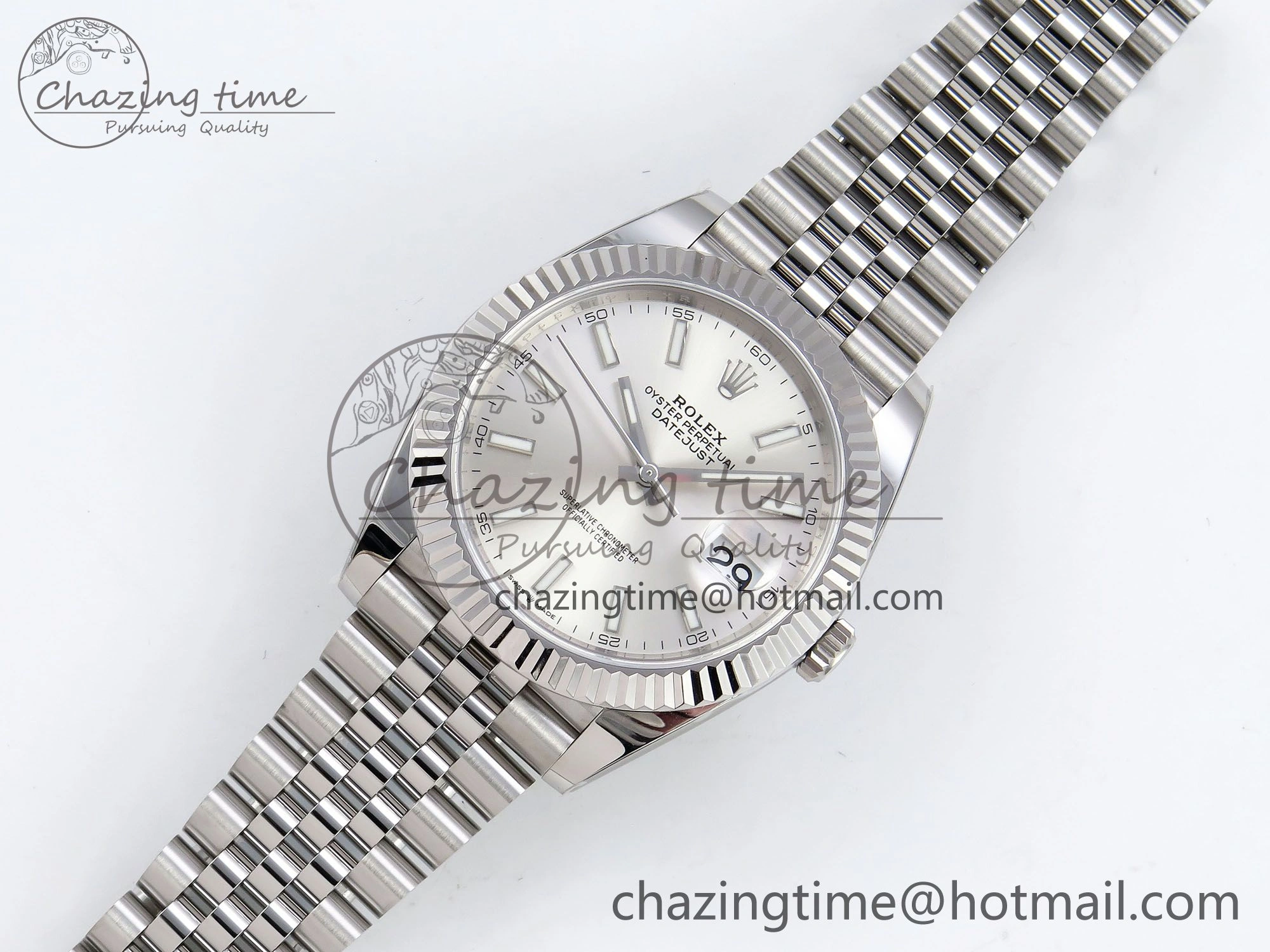 StreetReady Datejust 41mm 126234 904L Steel HGF 1:1 Best Edition Silver Dial on SS Bracelet VR 1469