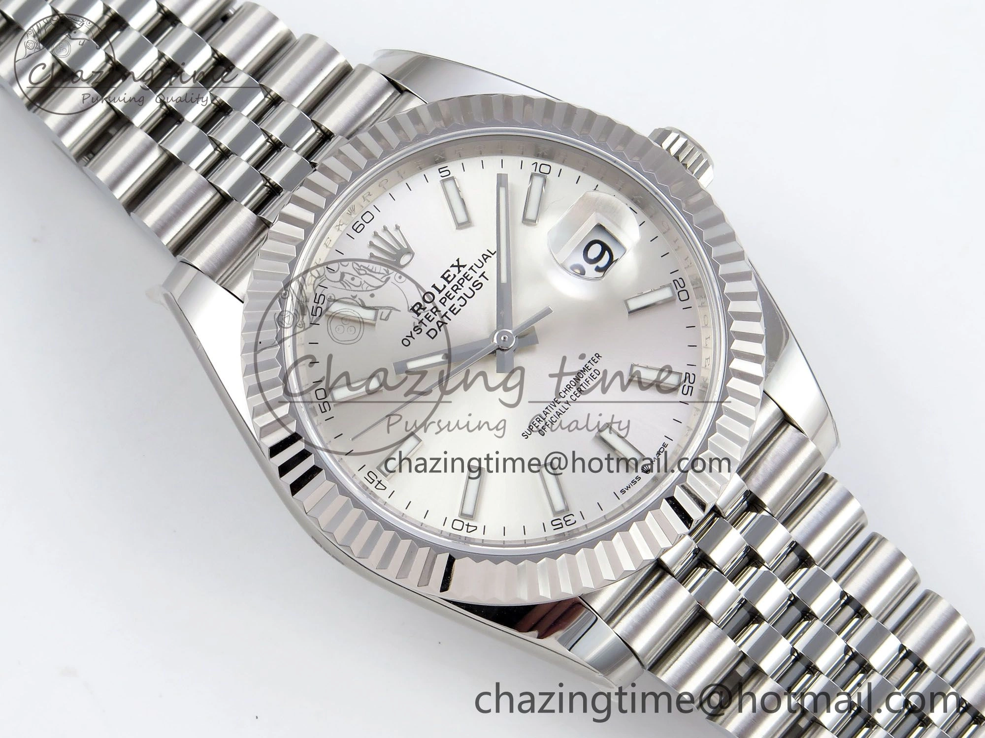 StreetReady Datejust 41mm 126234 904L Steel HGF 1:1 Best Edition Silver Dial on SS Bracelet VR 1469