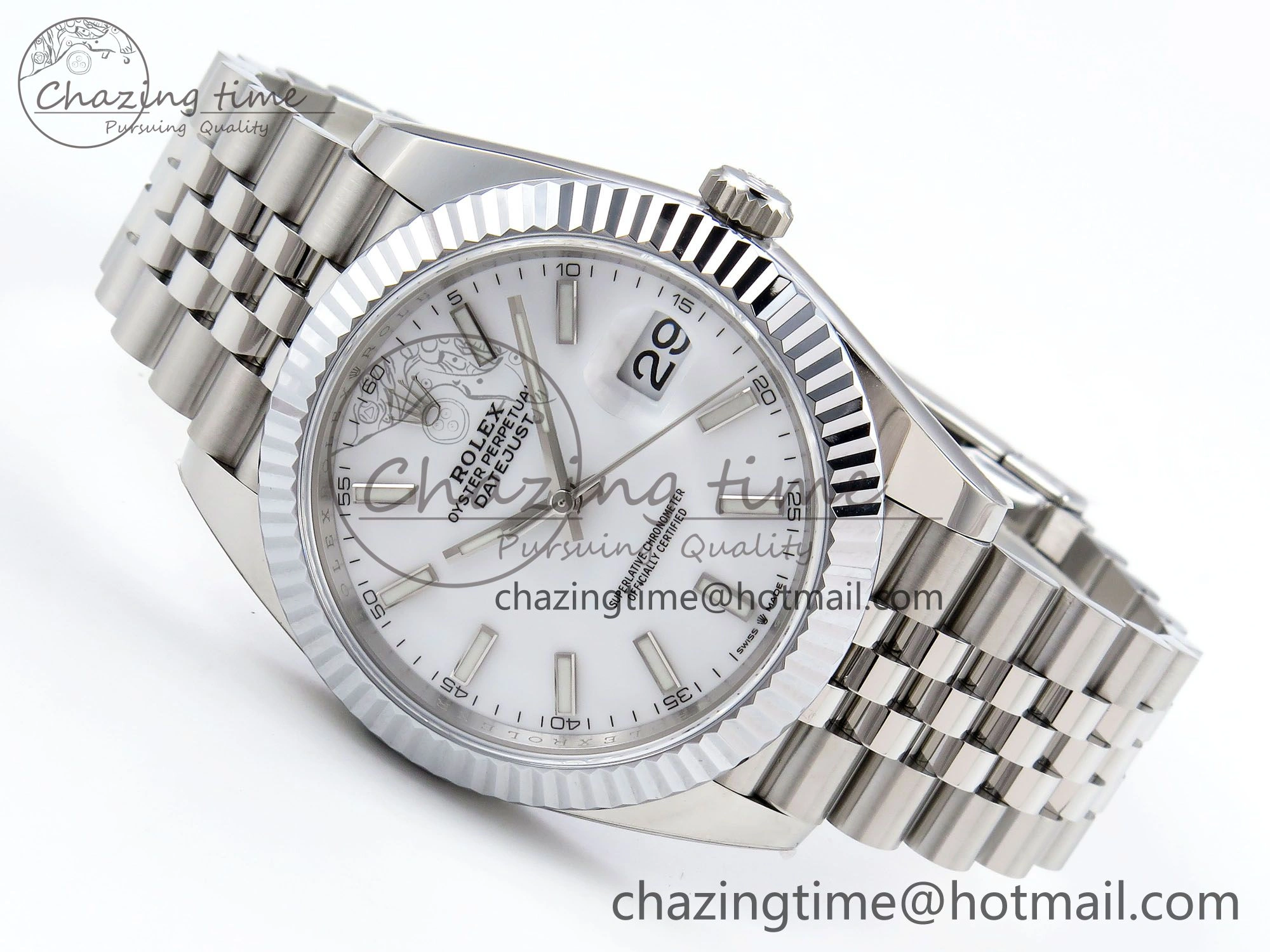 Datejust 41mm 126234 904L Steel HGF 1:1 Best Edition White Dial on SS Bracelet VR Thermal 1464