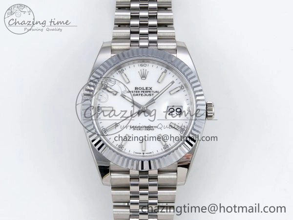 Datejust 41mm 126234 904L Steel HGF 1:1 Best Edition White Dial on SS Bracelet VR Thermal 1464