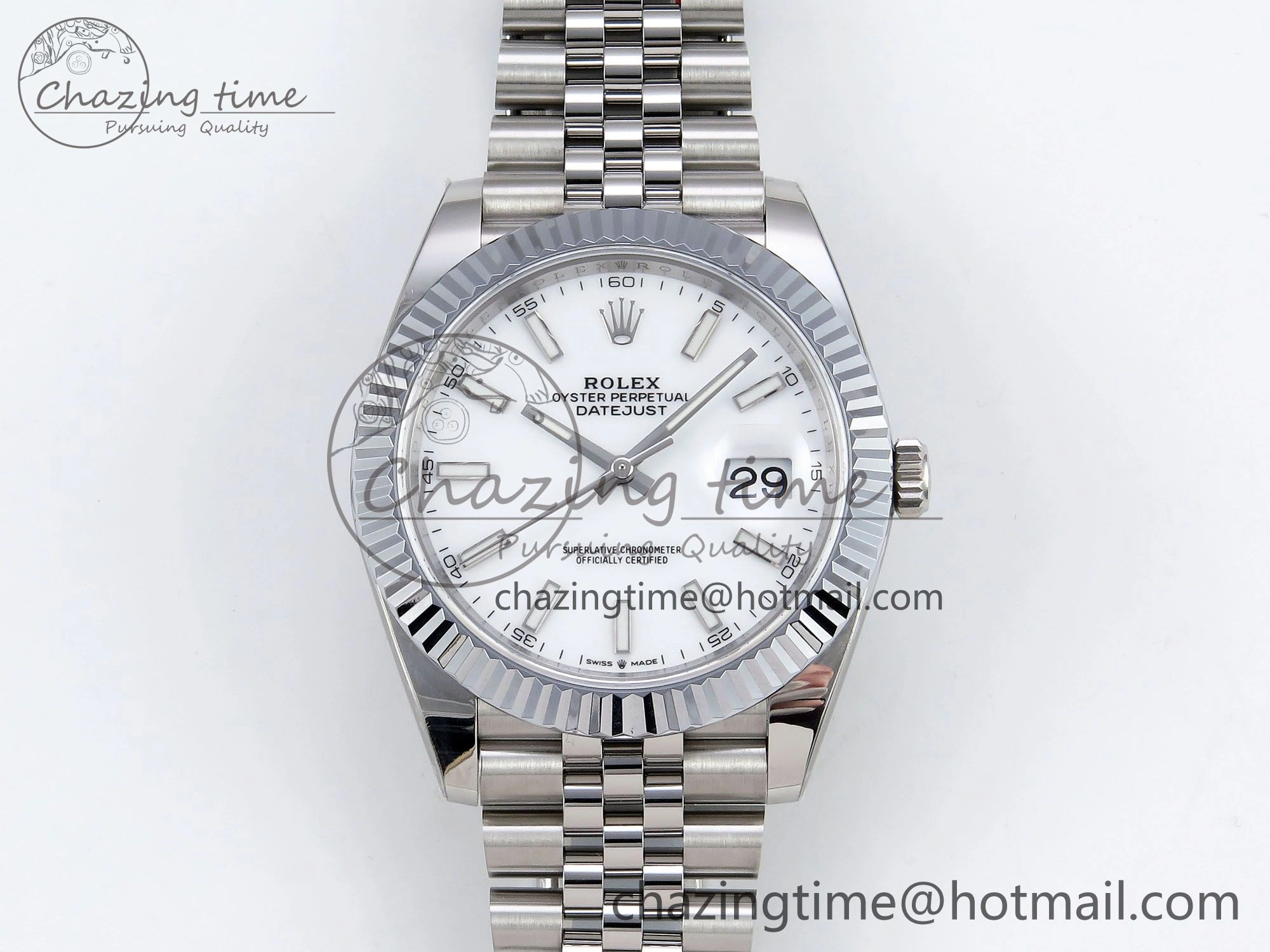 Datejust 41mm 126234 904L Steel HGF 1:1 Best Edition White Dial on SS Bracelet VR Thermal 1464