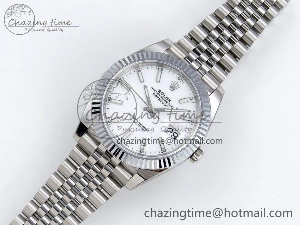 Datejust 41mm 126234 904L Steel HGF 1:1 Best Edition White Dial on SS Bracelet VR Thermal 1464