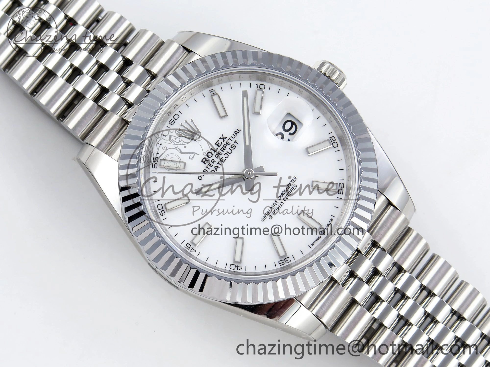 Datejust 41mm 126234 904L Steel HGF 1:1 Best Edition White Dial on SS Bracelet VR Thermal 1464