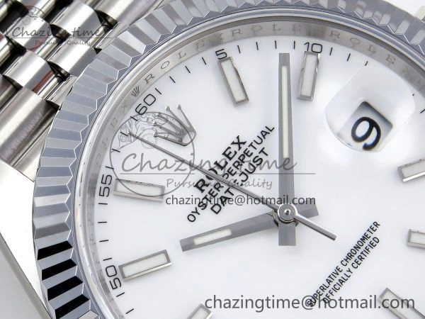 Datejust 41mm 126234 904L Steel HGF 1:1 Best Edition White Dial on SS Bracelet VR Thermal 1464