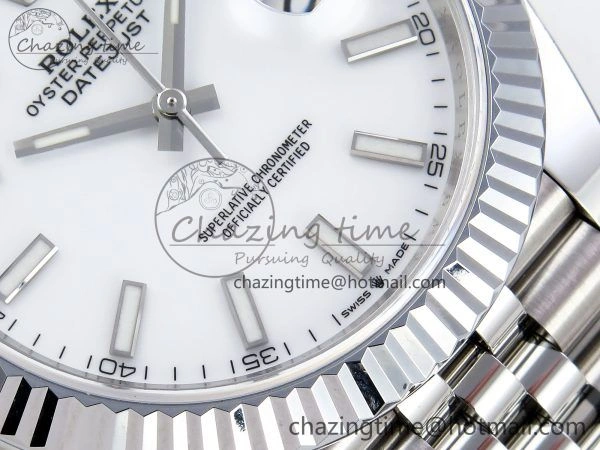 Datejust 41mm 126234 904L Steel HGF 1:1 Best Edition White Dial on SS Bracelet VR Thermal 1464