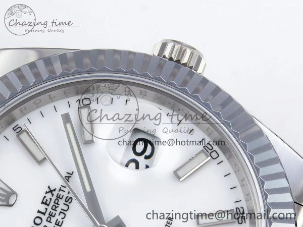 Datejust 41mm 126234 904L Steel HGF 1:1 Best Edition White Dial on SS Bracelet VR Thermal 1464