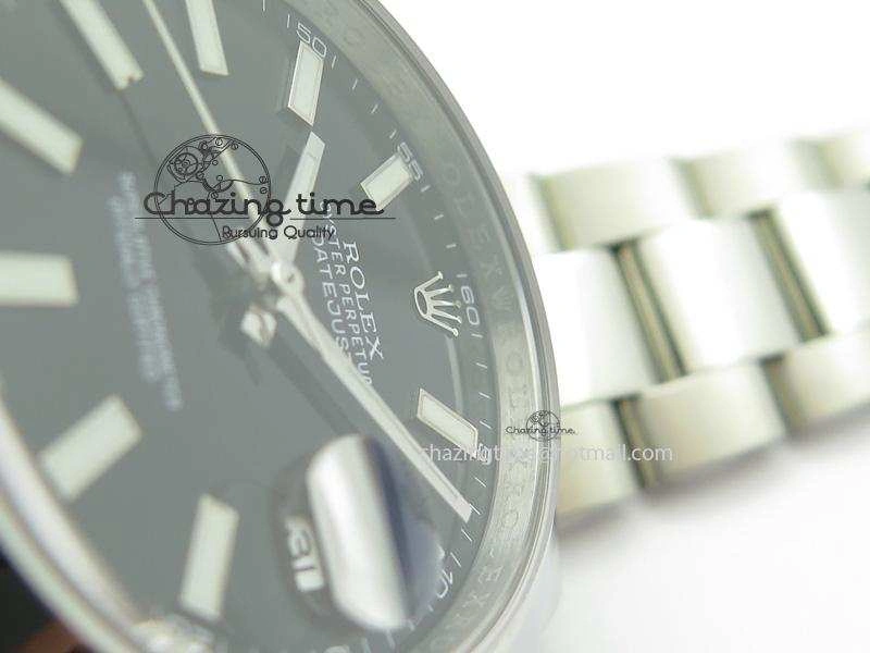 Datejust II 116300 Bp-Maker Best Edition Black Dial Stick Markers On SS Bracelet 41MM A Breathable 3953