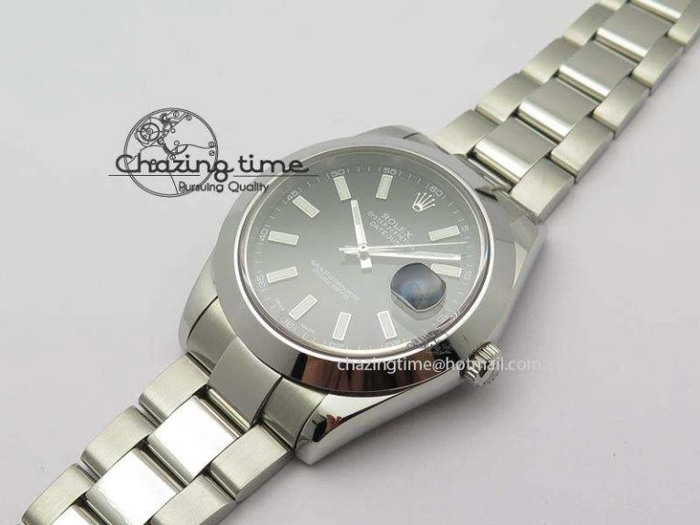 Datejust II 116300 Bp-Maker Best Edition Black Dial Stick Markers On SS Bracelet 41MM A Breathable 3953