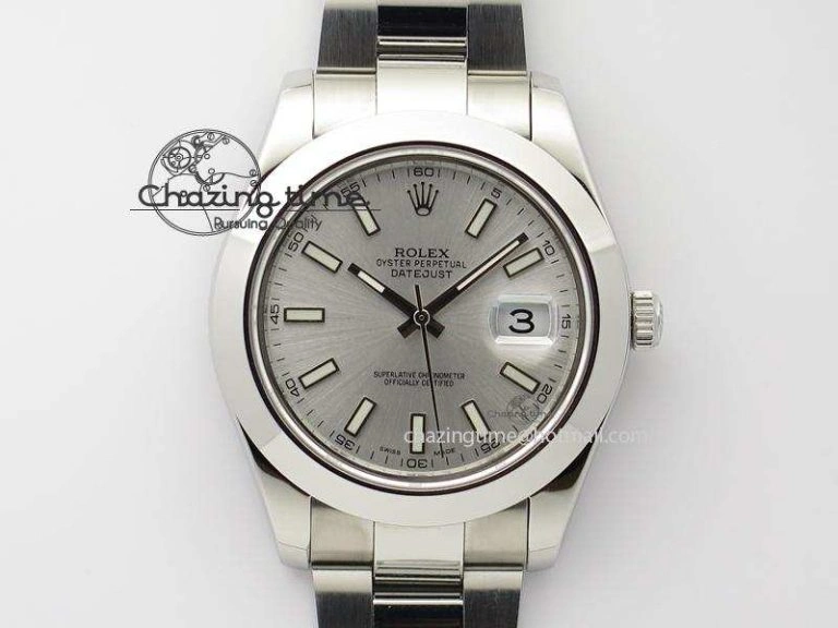 StreetReady Datejust II 116300 Bp-Maker Best Edition Silver Dial On SS Bracelet 41MM A 3994