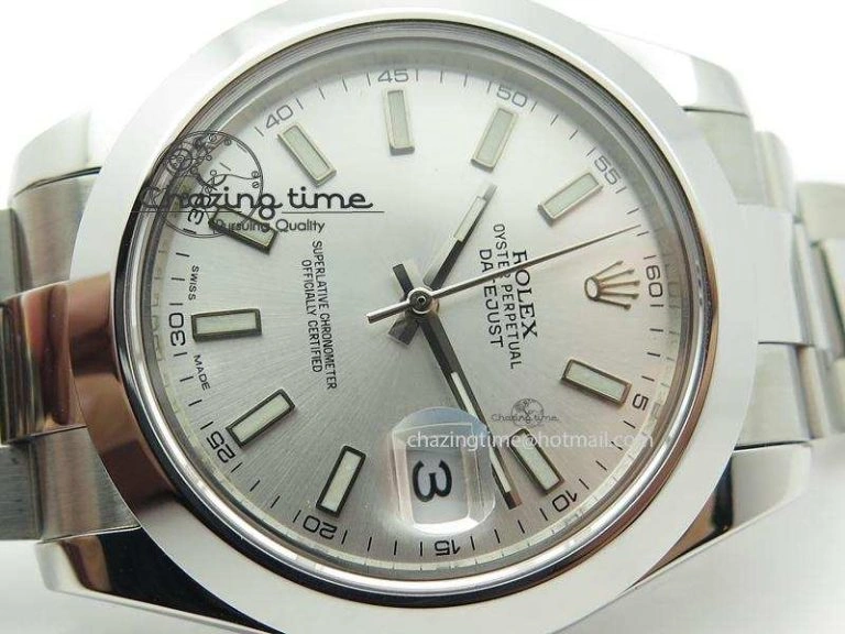 StreetReady Datejust II 116300 Bp-Maker Best Edition Silver Dial On SS Bracelet 41MM A 3994