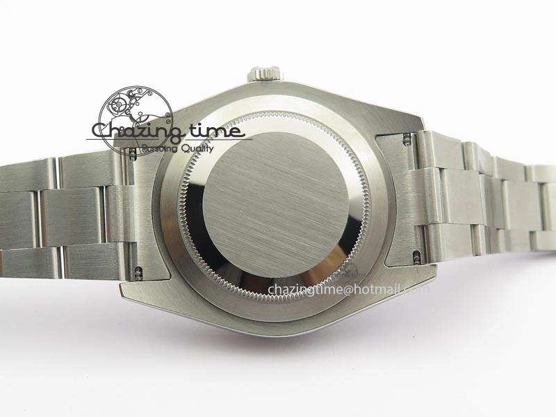 Efficient Datejust II 116334 SS 41mm Sliver Gray Dial Sticks Markers On SS Bracelet A 3892