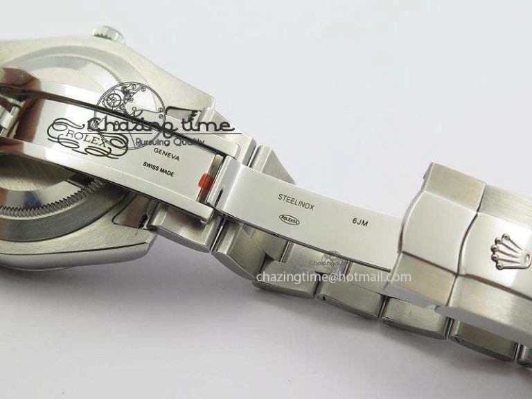 Efficient Datejust II 116334 SS 41mm Sliver Gray Dial Sticks Markers On SS Bracelet A 3892