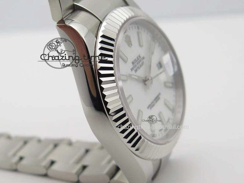 Datejust II White Dial On SS Bracelet 40MM A Affordable 3996