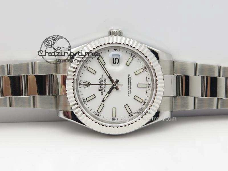 Datejust II White Dial On SS Bracelet 40MM A Affordable 3996
