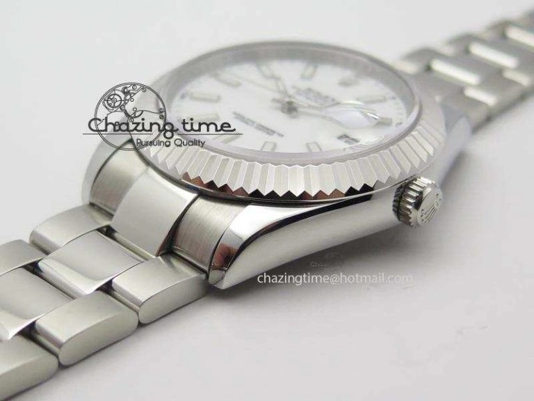 Datejust II White Dial On SS Bracelet 40MM A Affordable 3996