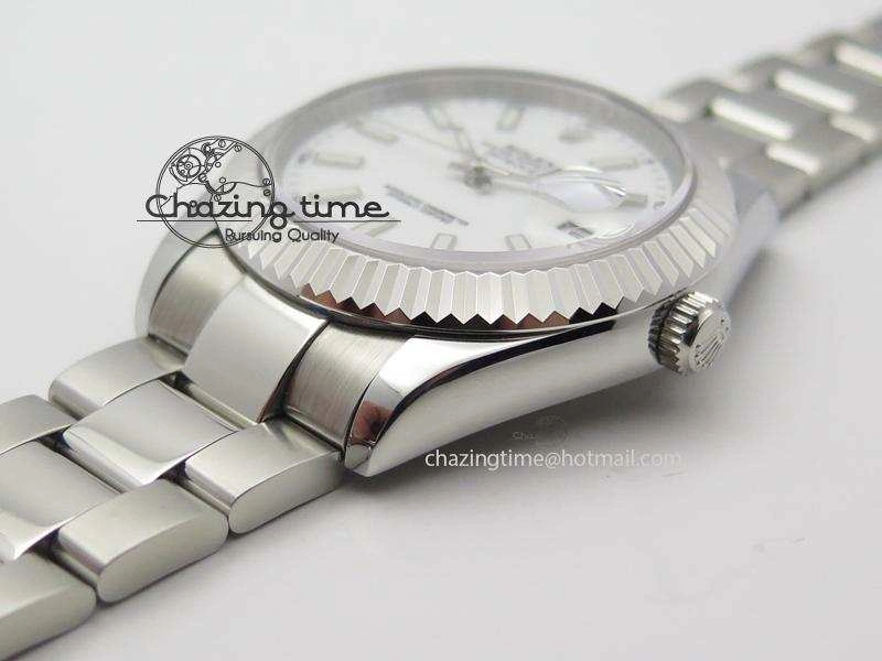 Datejust II White Dial On SS Bracelet 40MM A Affordable 3996