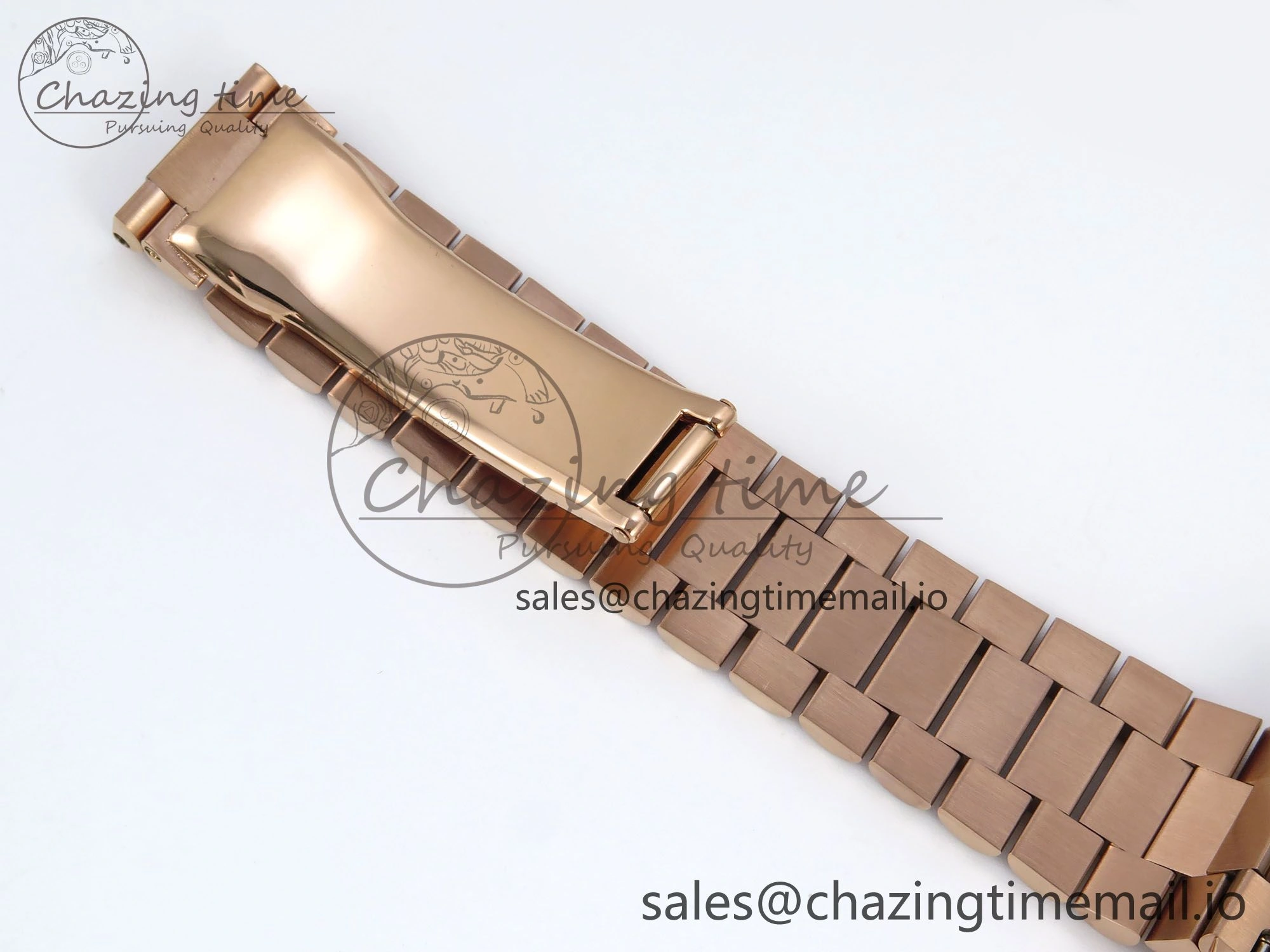 Trendsetting Day Date 128235 36mm RG KF 1:1 Best Edition Brown Roman Dial On President Bracelet A2836 (Gain Weight) 647