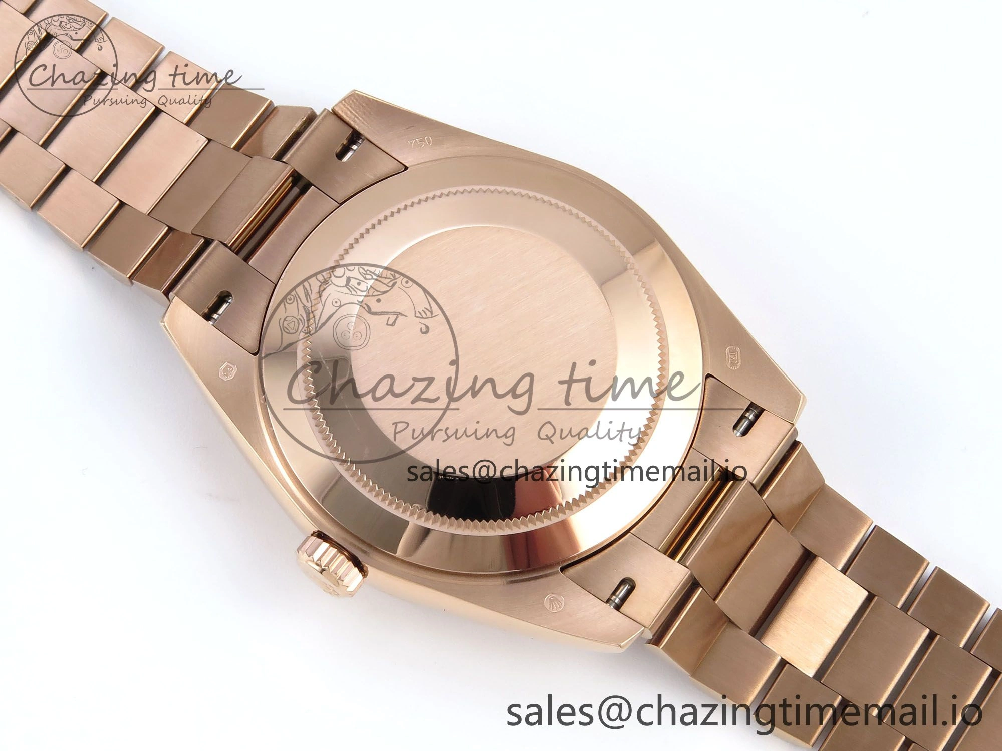Seasonal Day Date 128235 36mm RG KF 1:1 Best Edition Green Roman Dial On President Bracelet A2836 (Gain Weight) 644