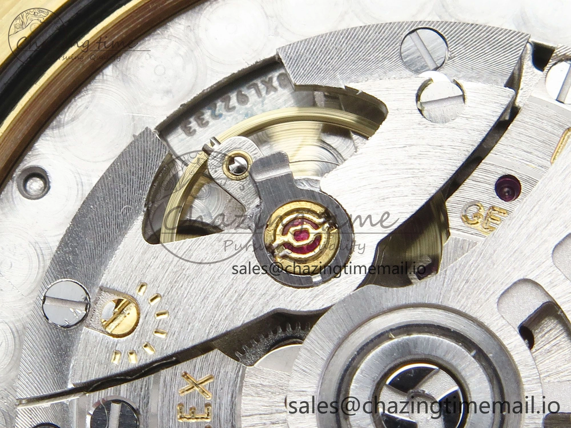 EasyCare Day Date 128238 36mm YG KF 1:1 Best Edition Gold Dial Stick Marker On President Bracelet A2836 (Gain Weight) 653
