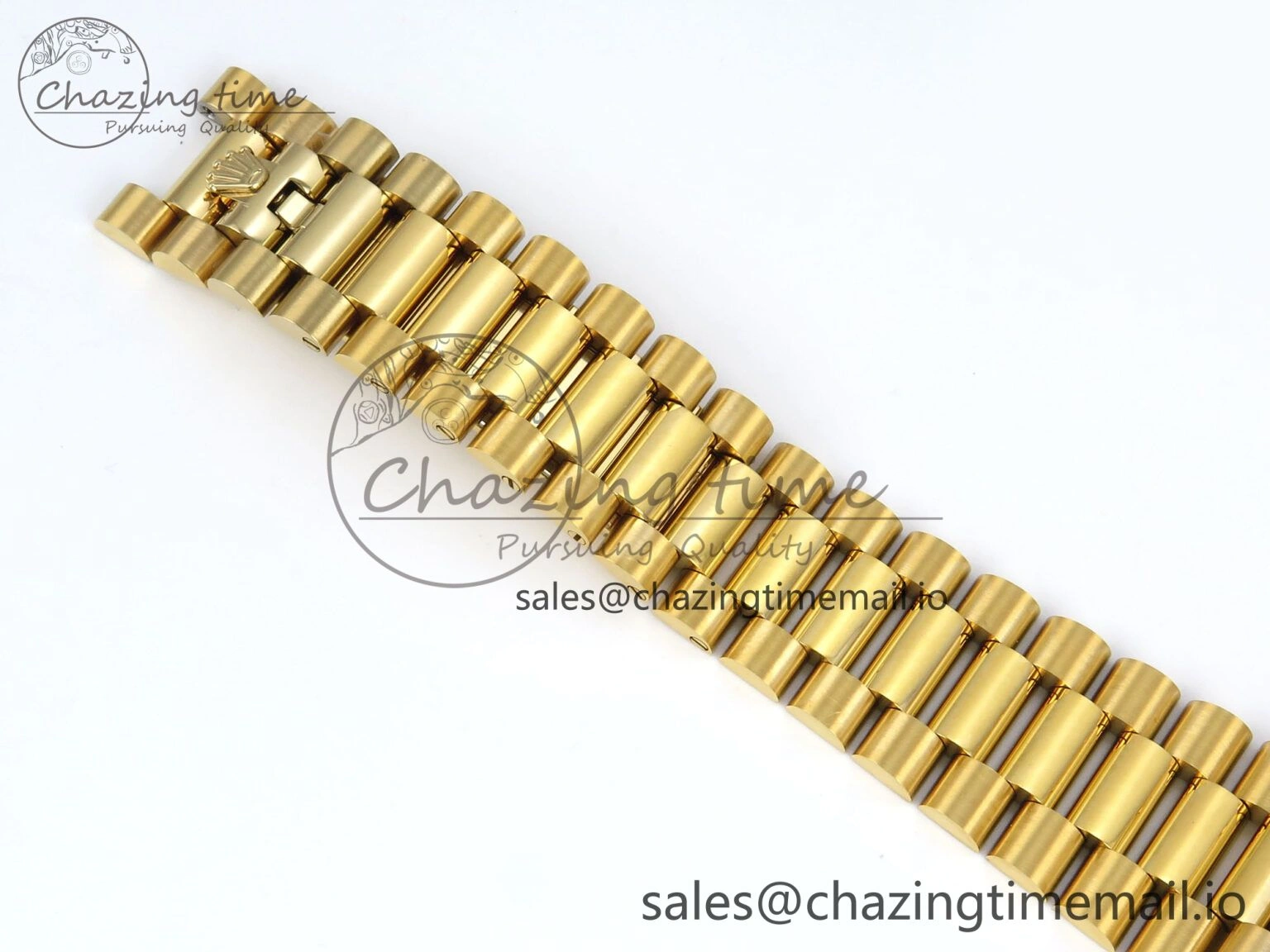 Functional Day Date 128238 36mm YG KF 1:1 Best Edition Gold Roman Dial On President Bracelet A2836 (Gain Weight) 649