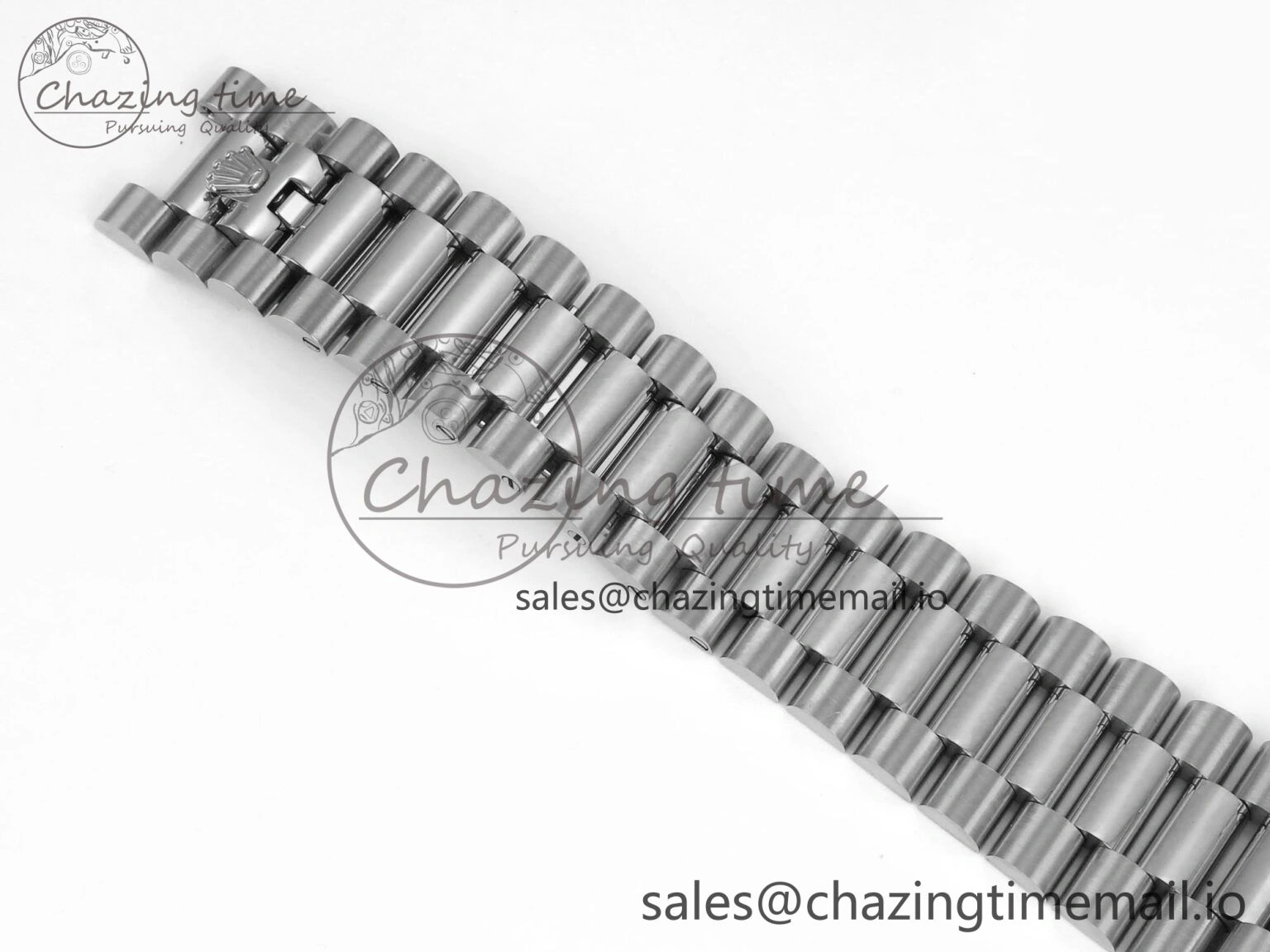 Efficient Day Date 128239 36mm SS KF 1:1 Best Edition Gray Dial Stick Marker On President Bracelet A2836 (Gain Weight) 643