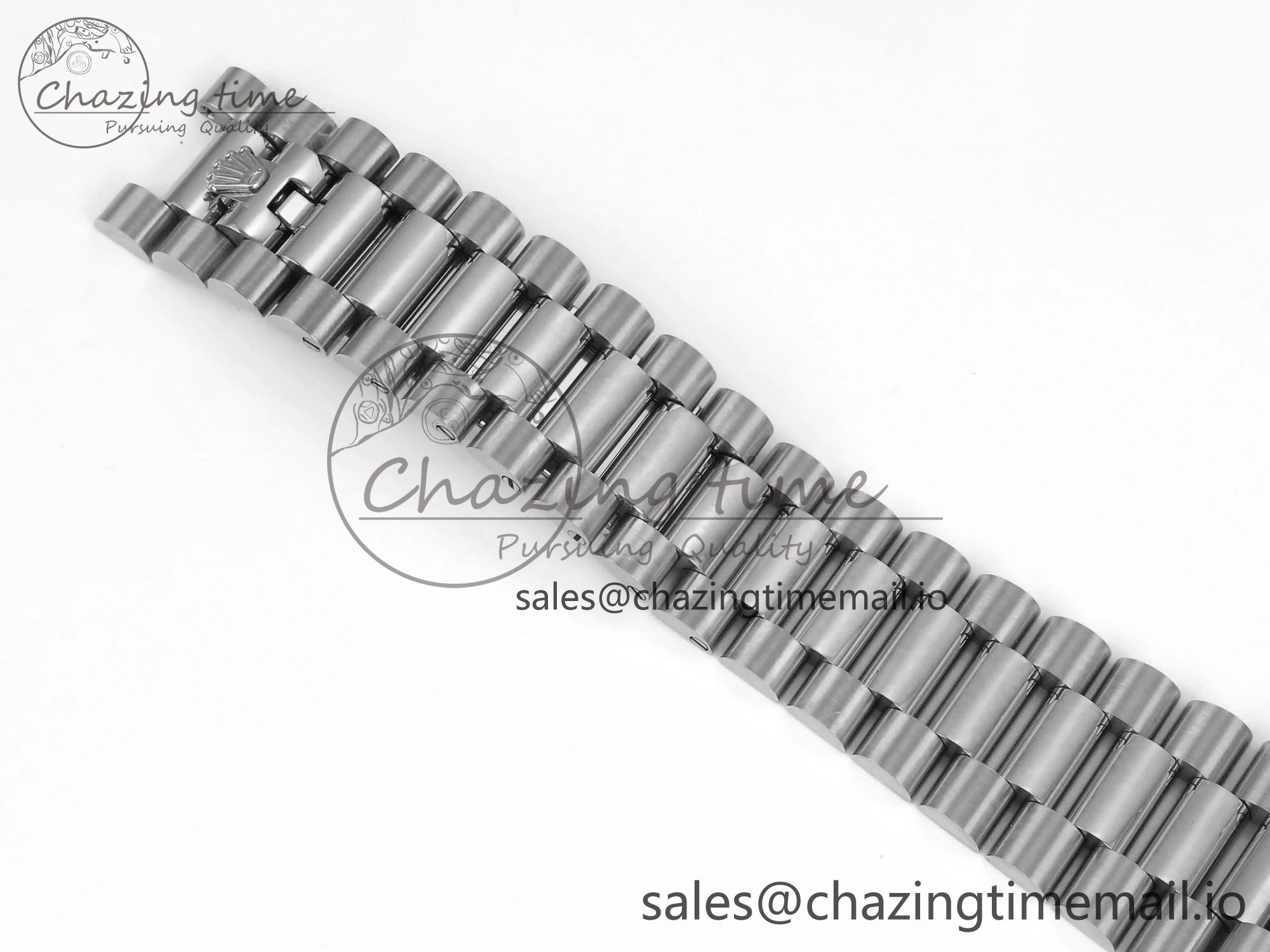 Efficient Day Date 128239 36mm SS KF 1:1 Best Edition Gray Dial Stick Marker On President Bracelet A2836 (Gain Weight) 643