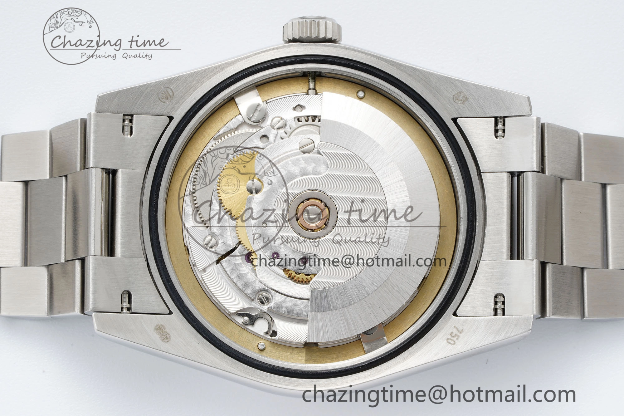 Minimalist Day Date 36 JDF 1:1 Best Edition 904L Steel Ice Blue Dial Roman Markers on Bracelet A 2199