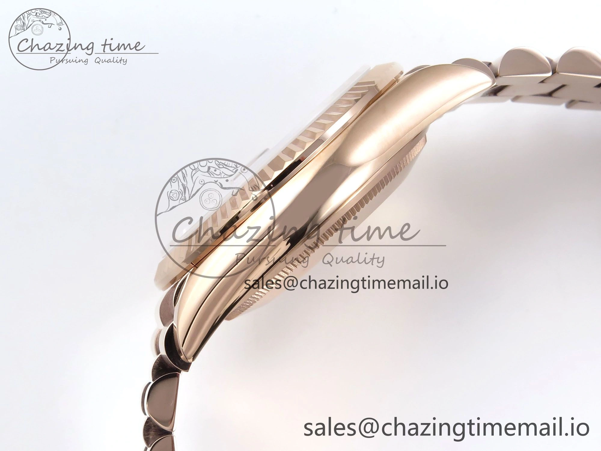Day Date 36 RG 128235 KF 1:1 Best Edition RG Dial on President Bracelet A2836 (Gain Weight) TravelReady 501