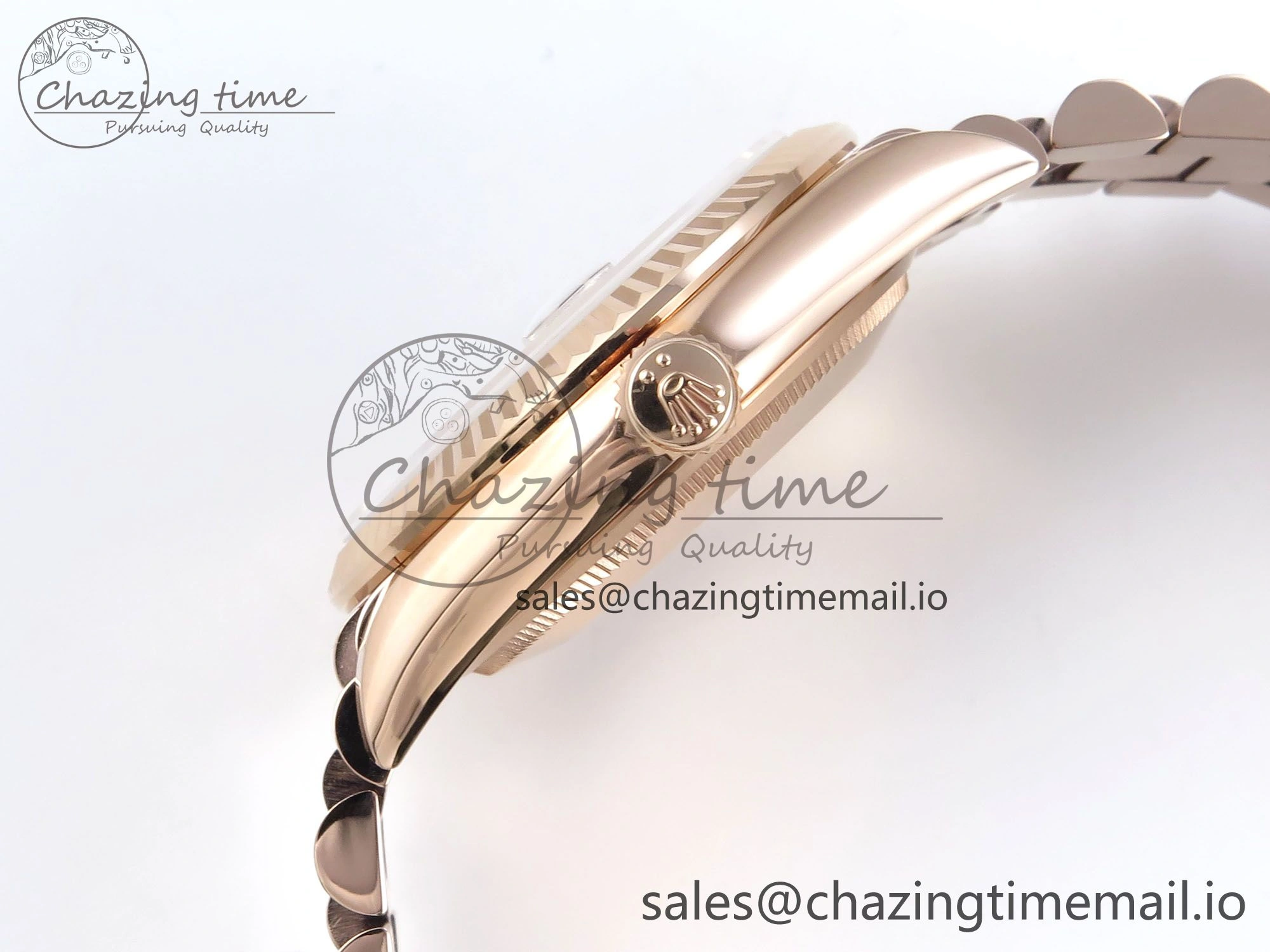 Day Date 36 RG 128235 KF 1:1 Best Edition RG Dial on President Bracelet A2836 (Gain Weight) TravelReady 501