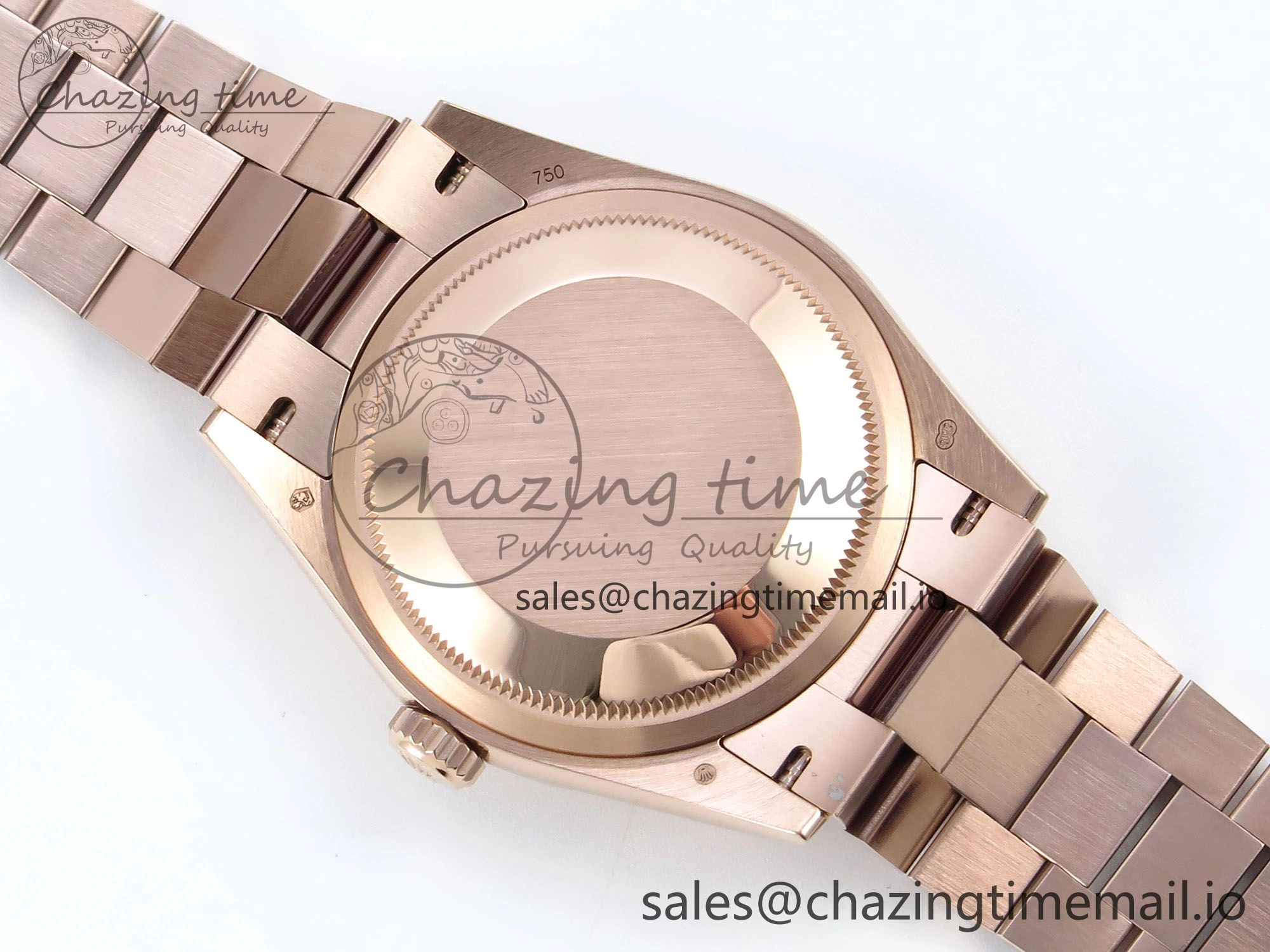 Day Date 36 RG 128235 KF 1:1 Best Edition RG Dial on President Bracelet A2836 (Gain Weight) TravelReady 501
