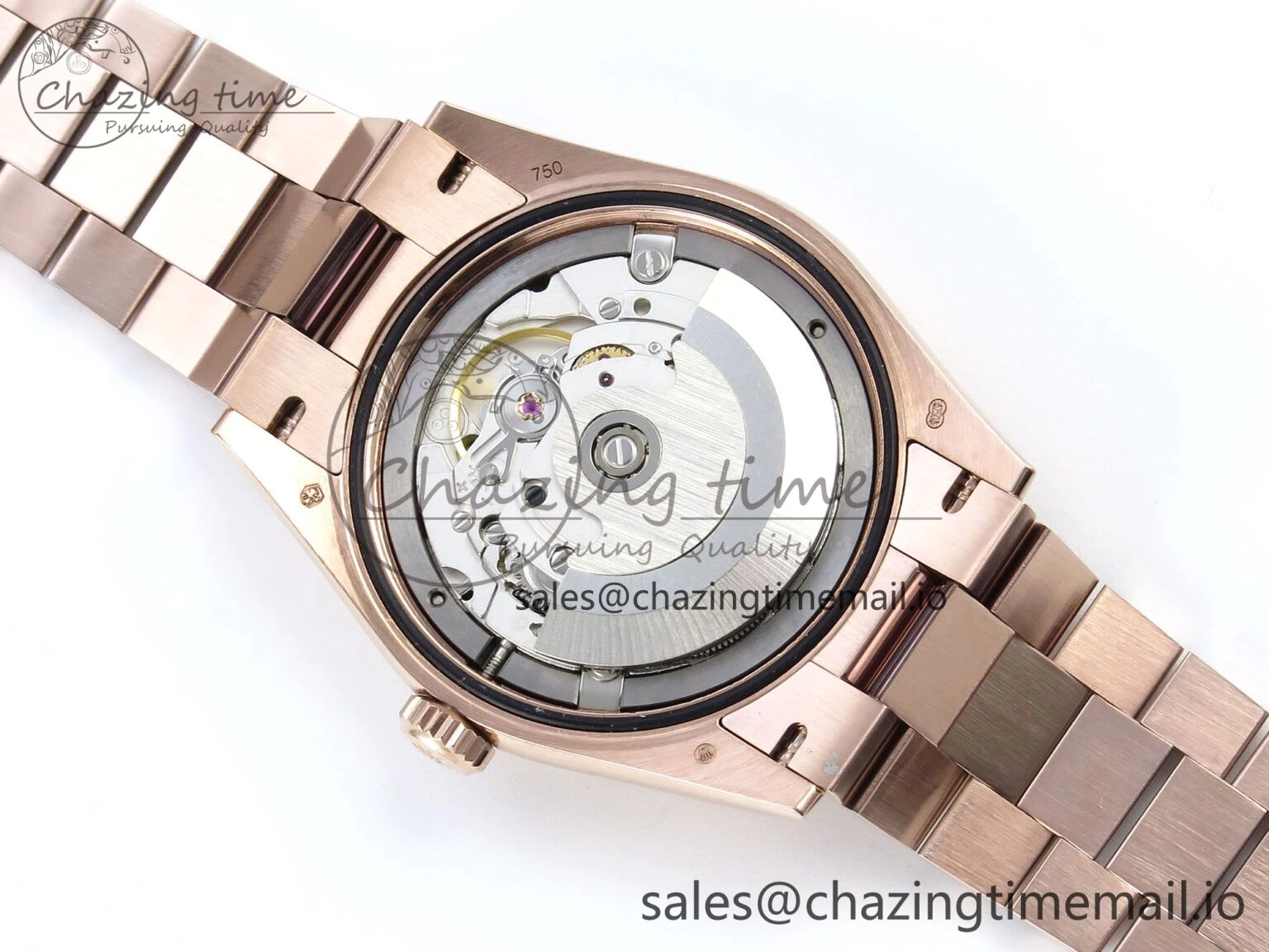 Day Date 36 RG 128235 KF 1:1 Best Edition RG Dial on President Bracelet A2836 (Gain Weight) TravelReady 501