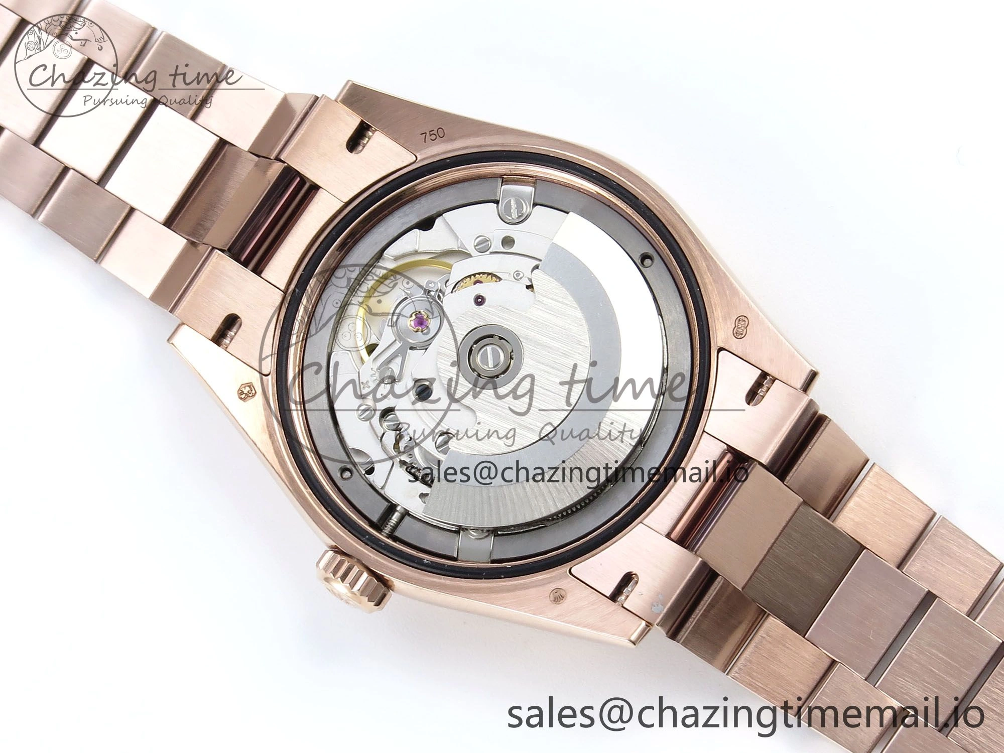 Day Date 36 RG 128235 KF 1:1 Best Edition RG Dial on President Bracelet A2836 (Gain Weight) TravelReady 501