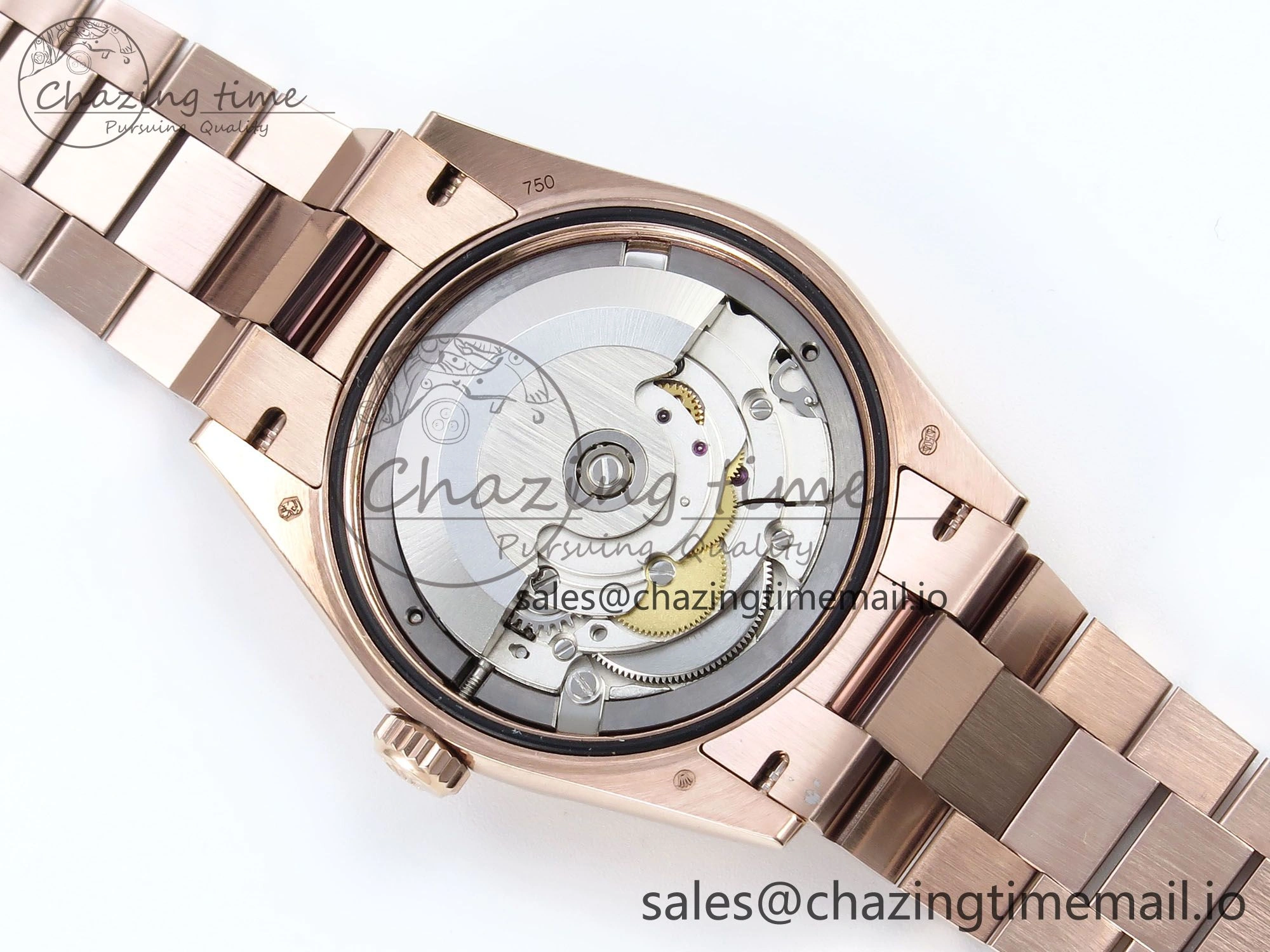 Day Date 36 RG 128235 KF 1:1 Best Edition RG Dial on President Bracelet A2836 (Gain Weight) TravelReady 501