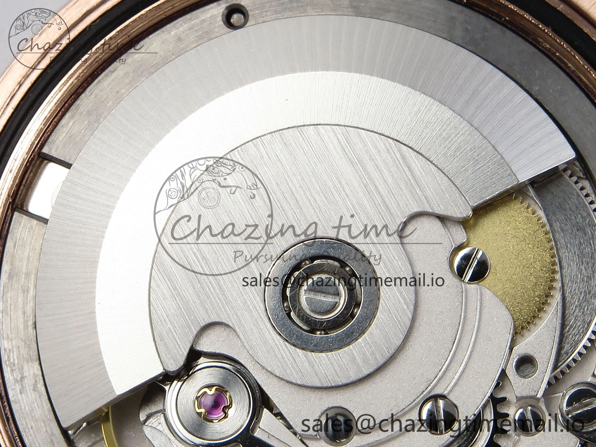 Day Date 36 RG 128235 KF 1:1 Best Edition RG Dial on President Bracelet A2836 (Gain Weight) TravelReady 501