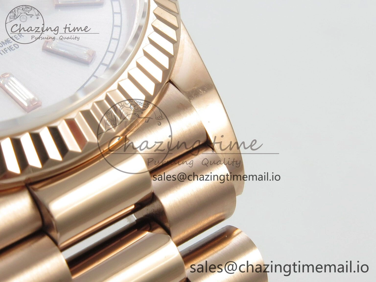 Day Date 36 RG 128235 KF 1:1 Best Edition Silver Crystal Dial on President Bracelet A2836 (Gain Weight) Practical 58