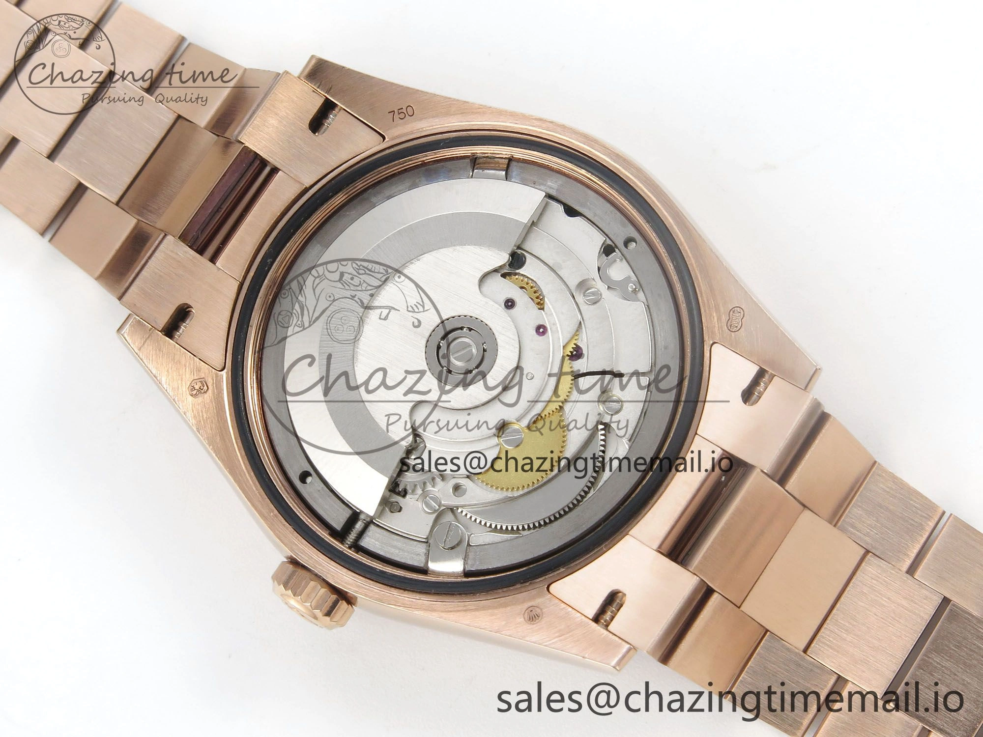 Day Date 36 RG 128235 KF 1:1 Best Edition Silver Crystal Dial on President Bracelet A2836 (Gain Weight) Practical 58