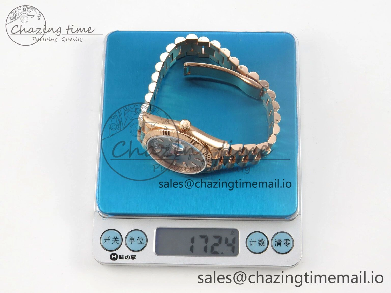 Day Date 36 RG 128235 KF 1:1 Best Edition Silver Crystal Dial on President Bracelet A2836 (Gain Weight) Practical 58