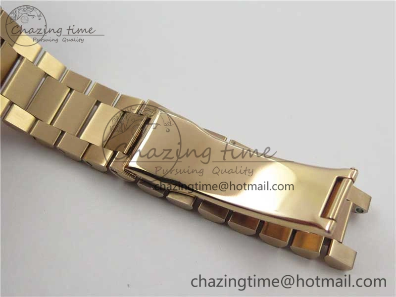 Day-Date 36 RG 128239 Bp Maker Best Edition Gray Dial on RG President Bracelet EyeCatching 3134