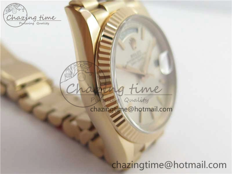 Day-Date 36 RG 128239 Bp Maker Best Edition Silver Dial on RG President Bracelet Fashionable 3132
