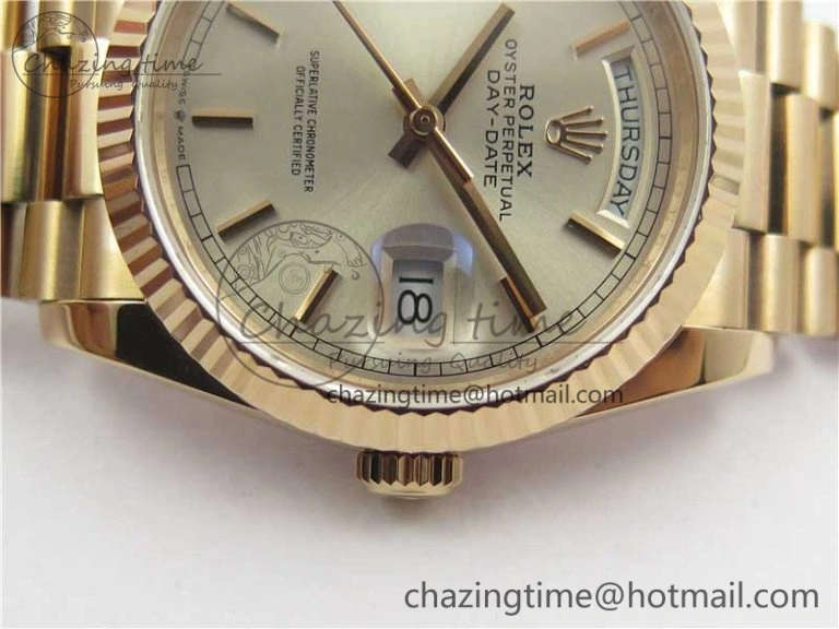 Day-Date 36 RG 128239 Bp Maker Best Edition Silver Dial on RG President Bracelet Fashionable 3132